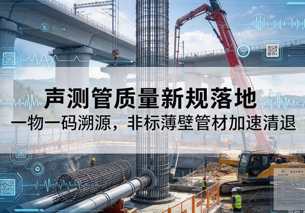 通州声测管质量新规落地，一物一码溯源，非标薄壁管材加速清退