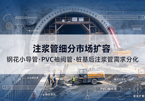 通州注浆管细分市场扩容，隧道钢花小导管、PVC 袖阀管、桩基后注浆管需求分化